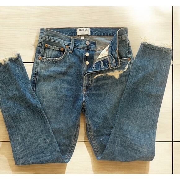 Agolde | Denim Jeans in dark wash | size 24 - Picture 4 of 7